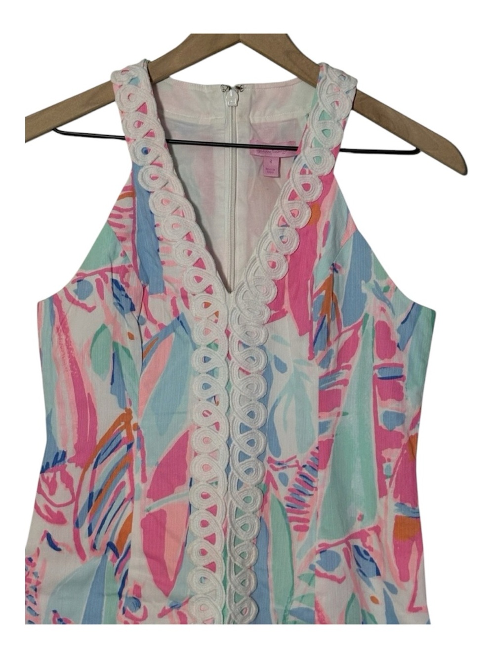 Lilly Pulitzer Lynn Sleeveless Multicolor Shift Dress Size 8 - Picture 4 of 6